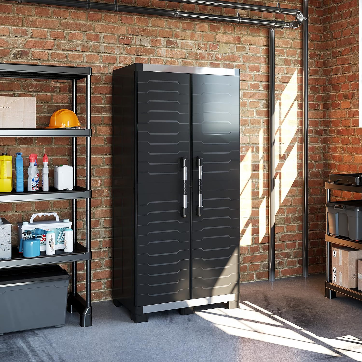 Keter XL Garage Tall Storage Cabinet - Image 4