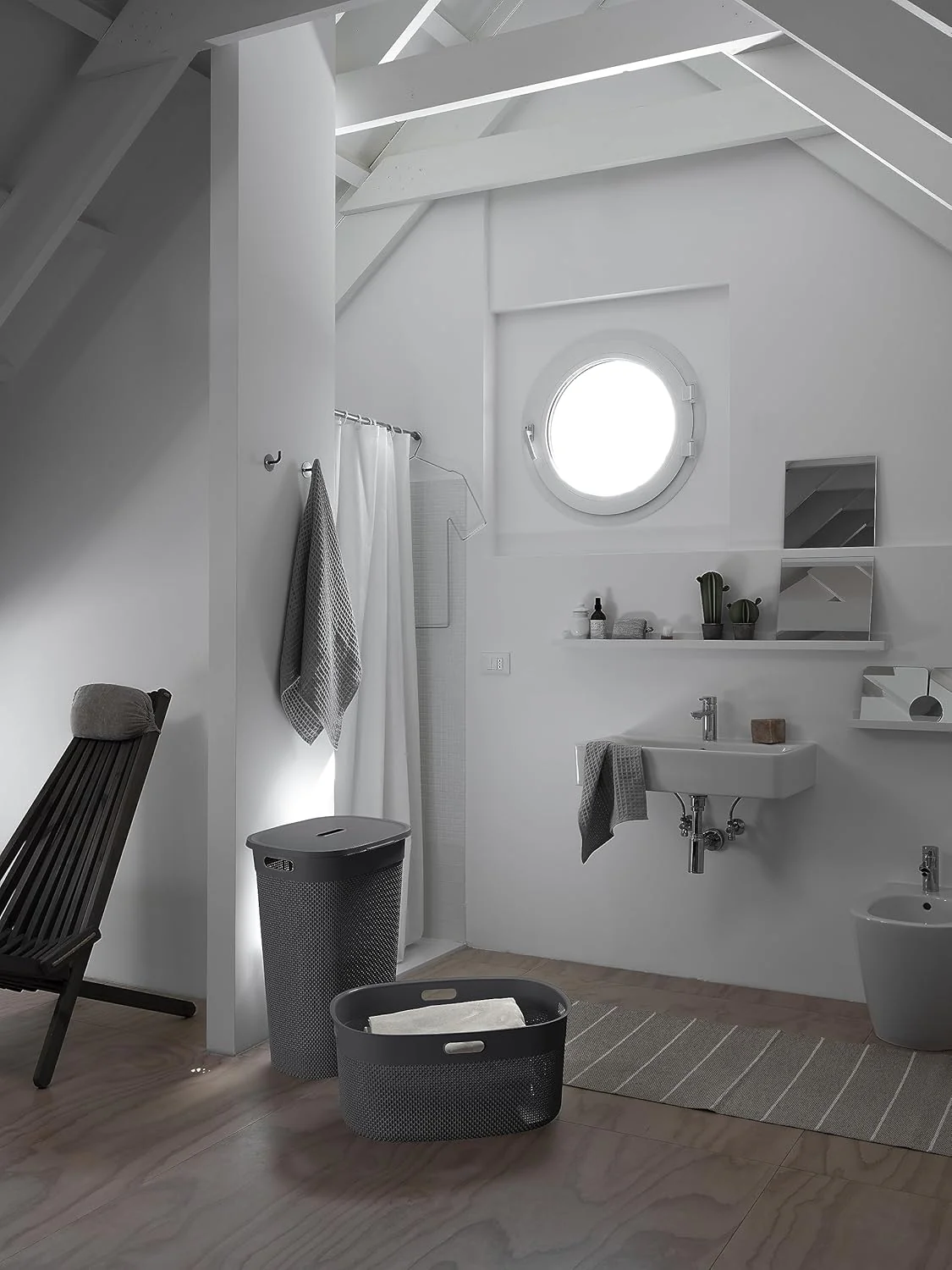 KIS Filo Laundry Hamper - Dark Grey - Image 3