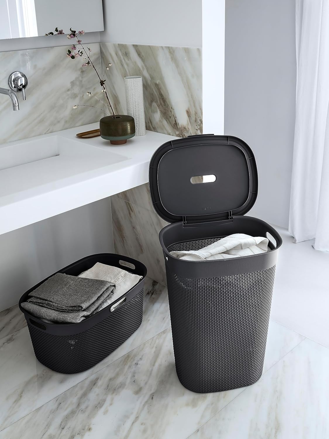KIS Filo Laundry Hamper - Dark Grey - Image 5