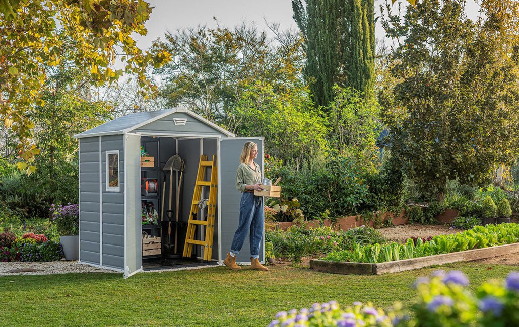 PRE ORDER: MAY.-  Keter Manor 6 x 8 Garden Shed (1.9 x 2.4m) - Image 5