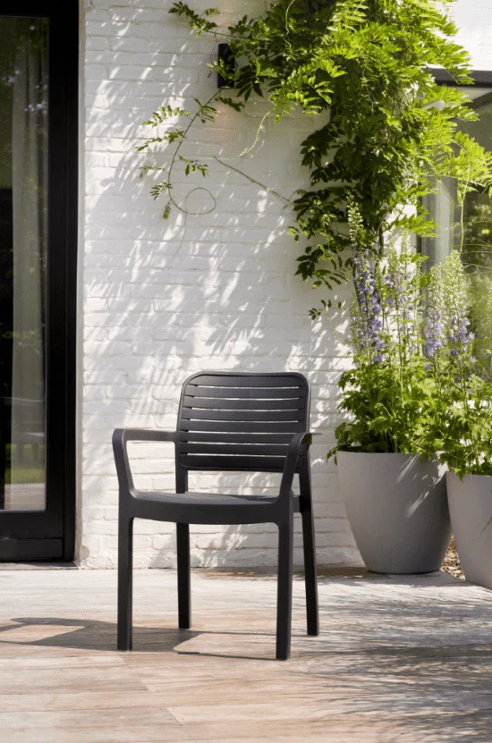 Keter Futura Chloe Dining Set- Graphite - Image 7