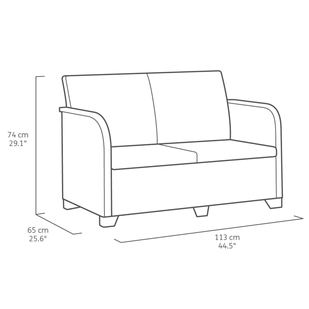 Rosalie 2 seater Sofa - Image 3