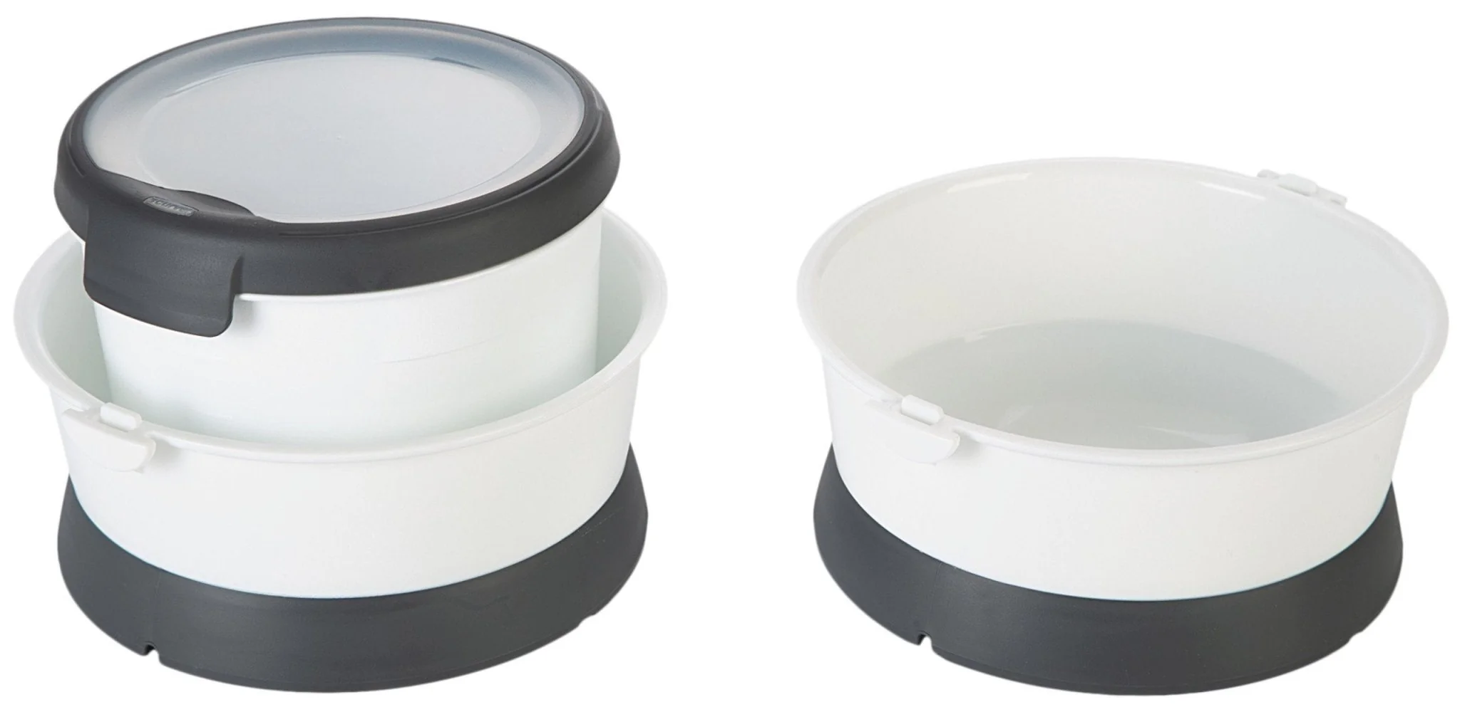 Curver 3 in 1 Food Travel Kit - White & Grey - Image 6