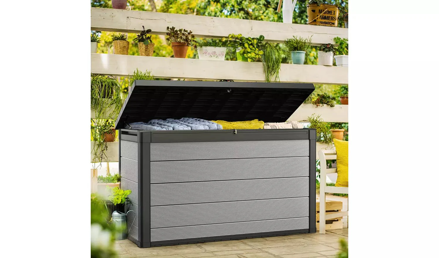 PRE ORDER: AUG. - Keter Premier 757L Storage Box - Grey - Image 11